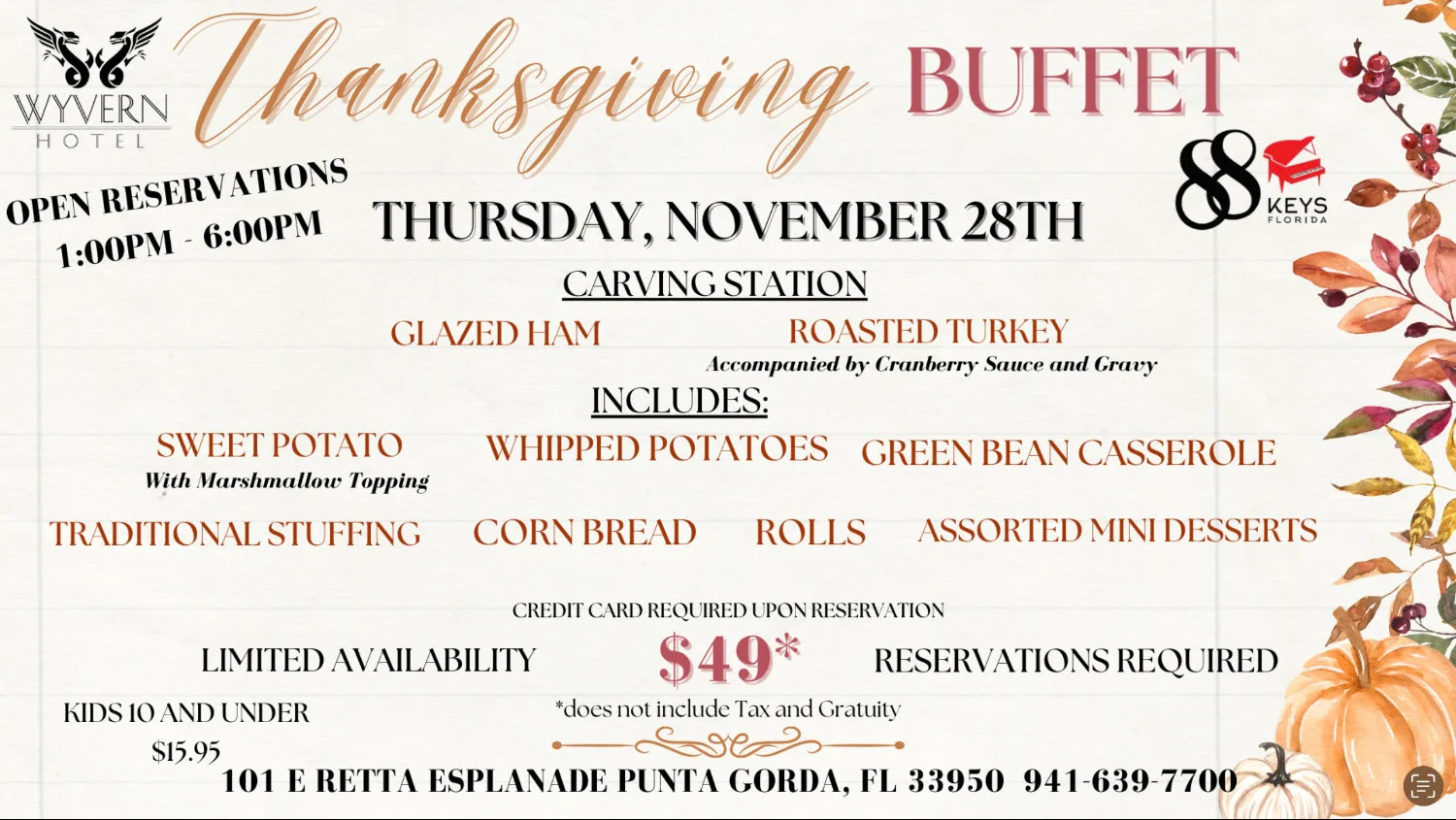 Thanksgiving Buffet